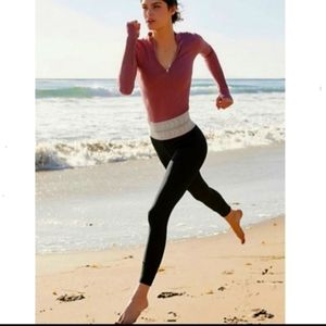 NWOT Free People x Olympia high rise black leggings Size L